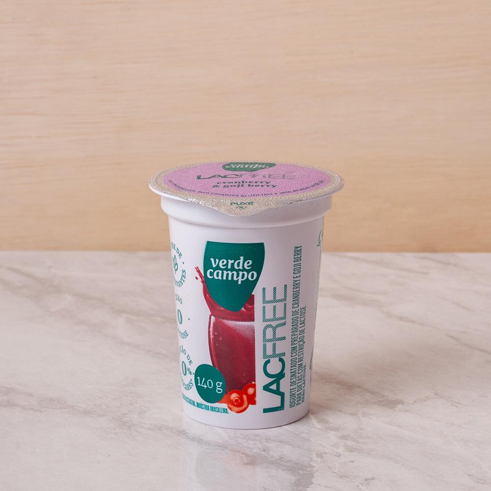 Iogurte Cranberry e Goji Berry Lacfree